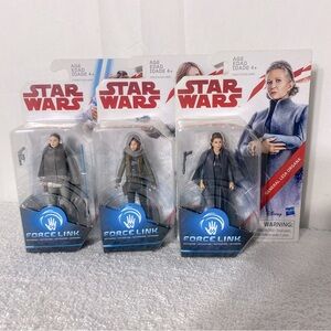 Star Wars Force Link Figures Trio Leia Organa Jyn Erso & Rey